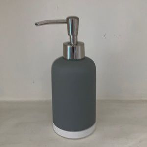 Fancy Gray and White Suburban Mom Soap Dispenser | Dish Soap Kitchen